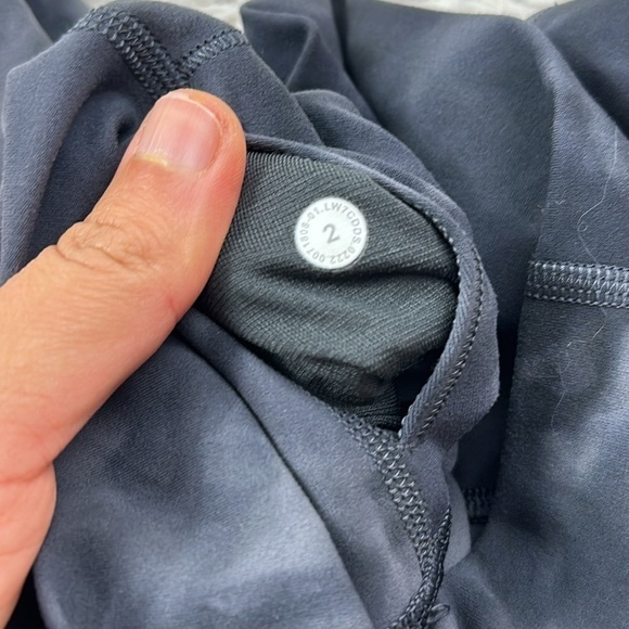 Lululemon Align High-Rise Short 8" Diamond Dye Pitch Grey Graphite Grey - Picture 4 of 4